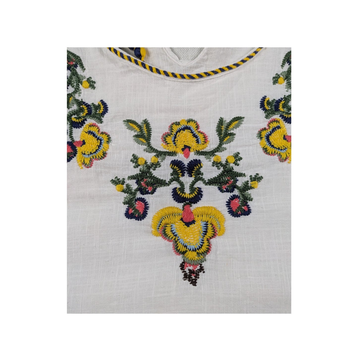 Max Studio Embroidered Swing Tank Size XL Get ready to swing into style with this Max Studio embroidered tank! Featuring a playful fringe hem, this tank will add a t