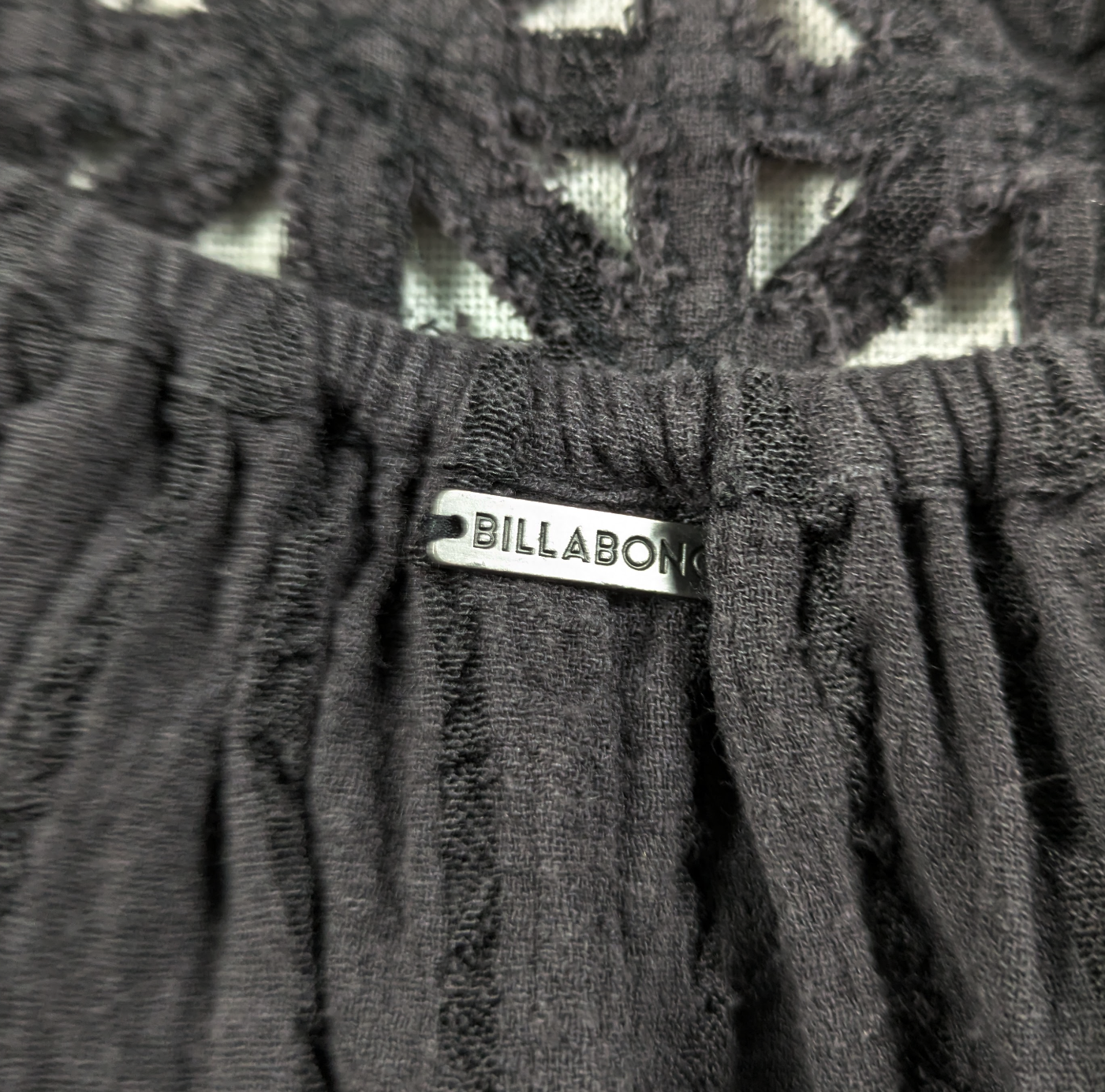 Billabong Black Swing Tank with Cut-outs and Criss Cross Straps Size Medium