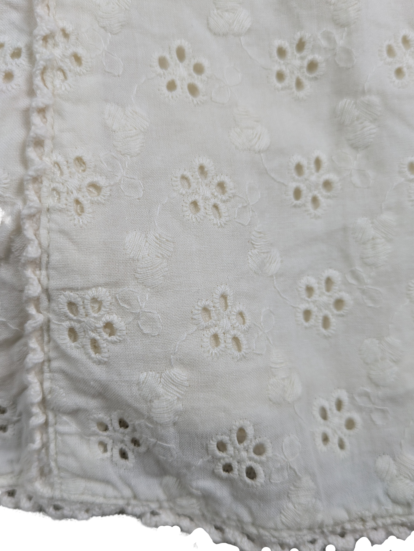 Sigrid Olsen A-line Eyelet Lace Skirt Size 16 Look effortlessly chic and playful in the Sigrid Olsen A-line Eyelet Lace Skirt! With its eye-catching eyelet lace pane