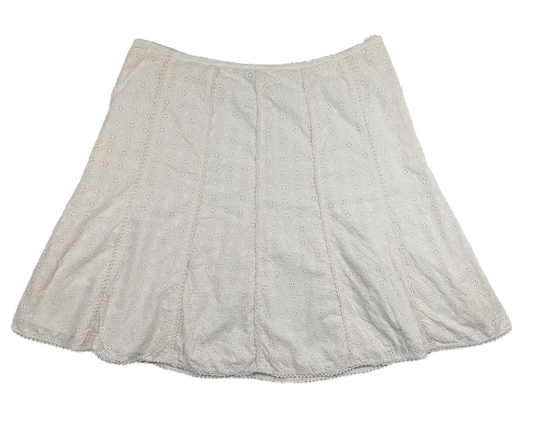 Sigrid Olsen A-line Eyelet Lace Skirt Size 16