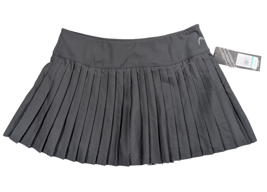 Head Gray Pleated Tennis Skirt/Skort with built-in shorts Size XL