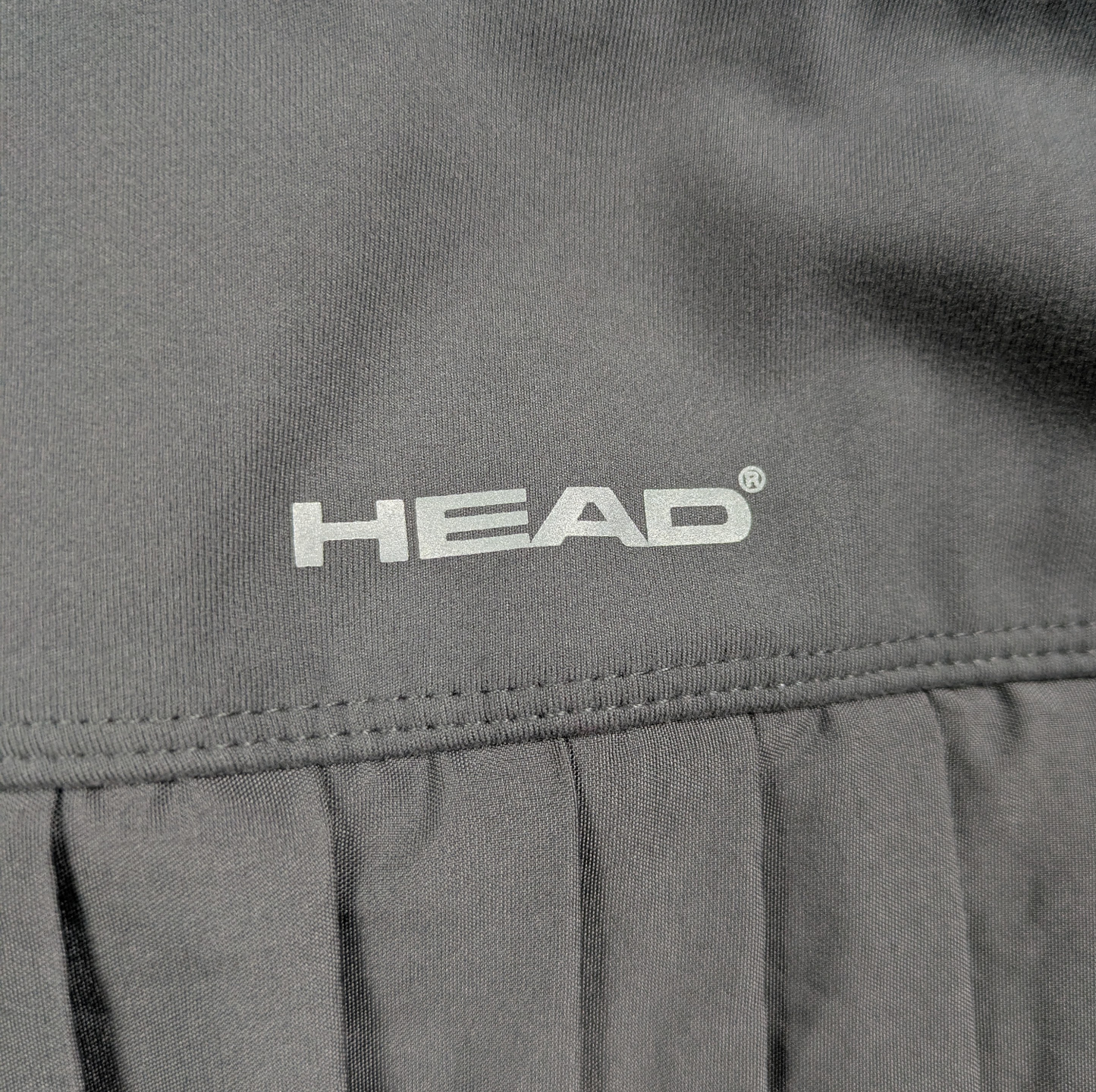 Head Gray Pleated Tennis Skirt/Skort with built-in shorts Size XL