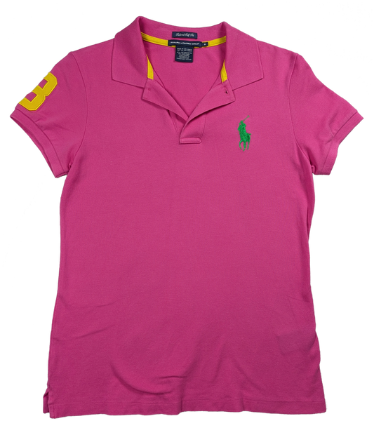 Ralph Lauren Golf Hot Pink Tailored Golf Fit Polo #3