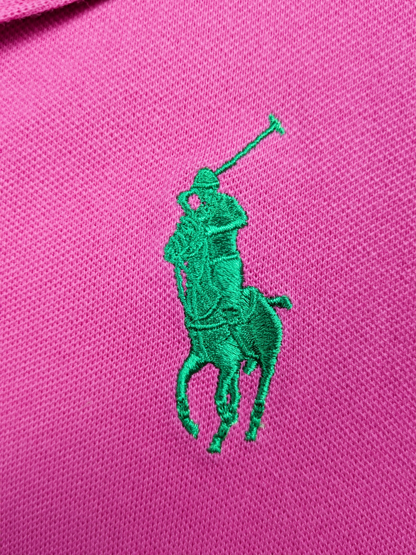 Ralph Lauren Golf Hot Pink Tailored Golf Fit Polo #3