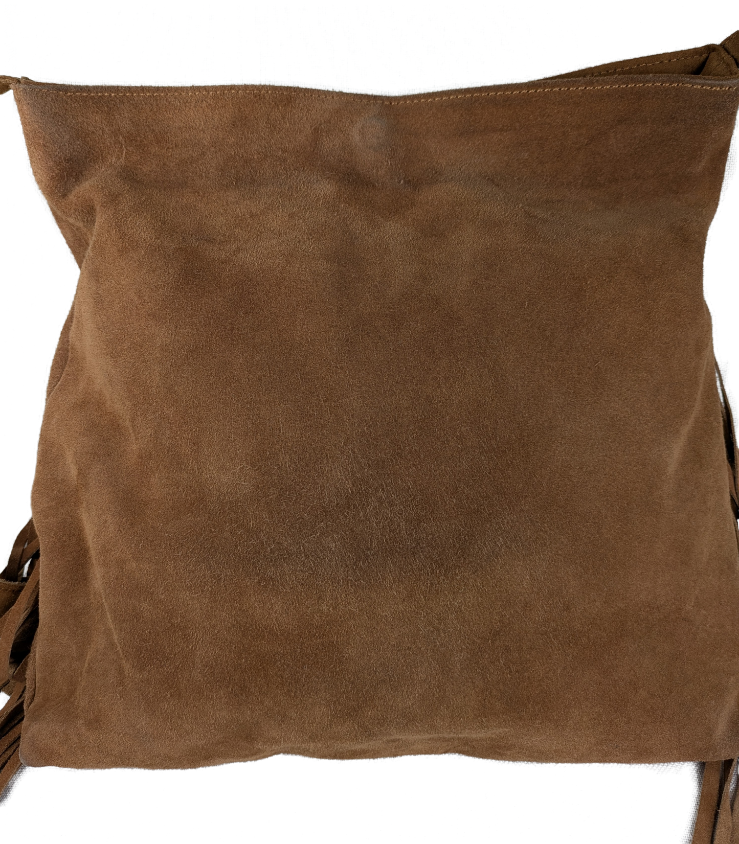 Steve Madden Tan Suede Studded Boho Western Cowgirl Fringed Shoulder B Indulge in the boho-chic style with the Steve Madden Tan Suede Studded Fringed Shoulder Bag. M