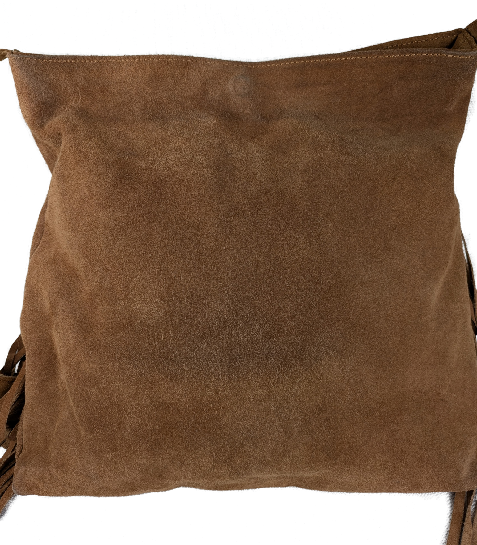 Steve Madden Tan Suede Studded Boho Western Cowgirl Fringed Shoulder B Indulge in the boho-chic style with the Steve Madden Tan Suede Studded Fringed Shoulder Bag. M