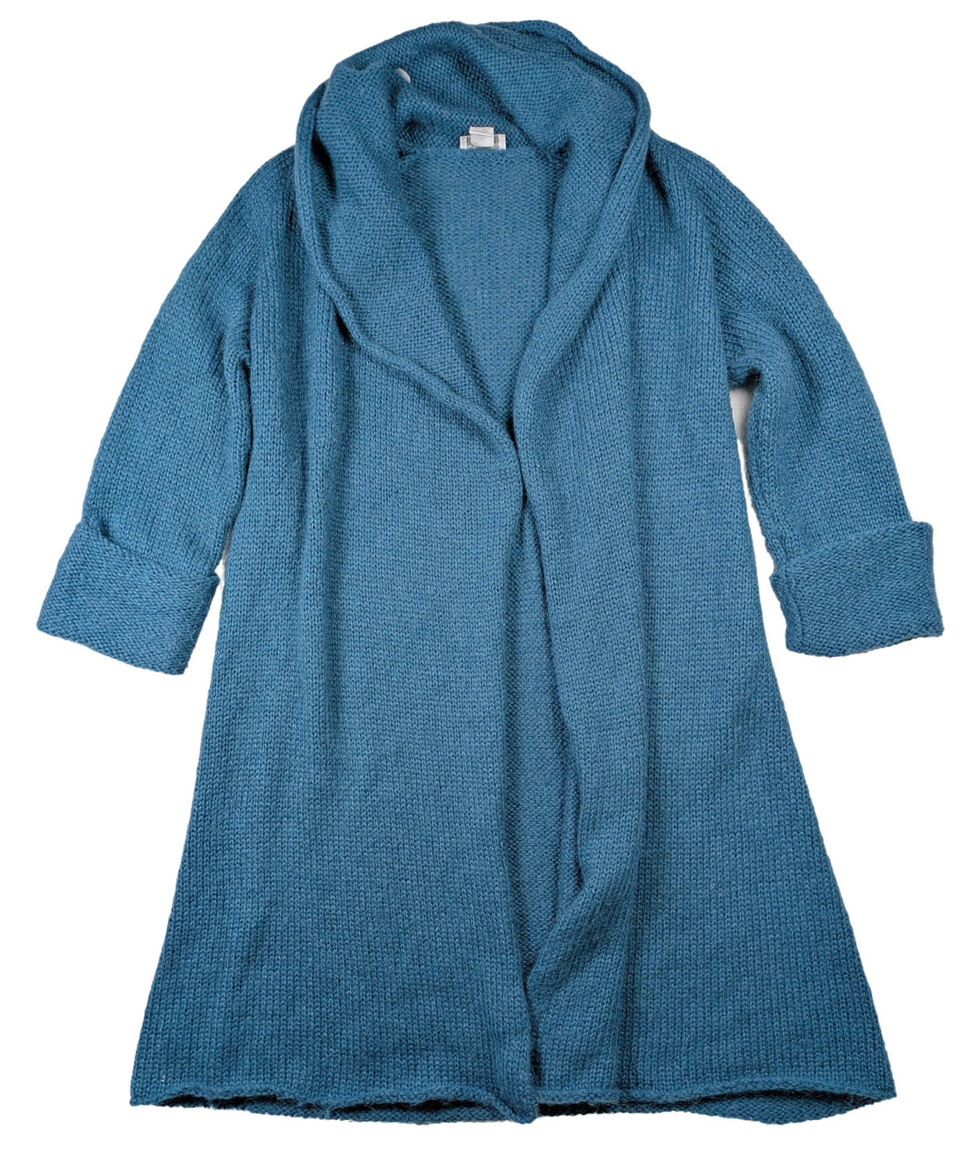 Soft Surroundings Telluride Topper Teal Sweater Coat Size Medium Get cozy and stylish with the Soft Surroundings Telluride Topper Teal Sweater Coat in size Medium. M