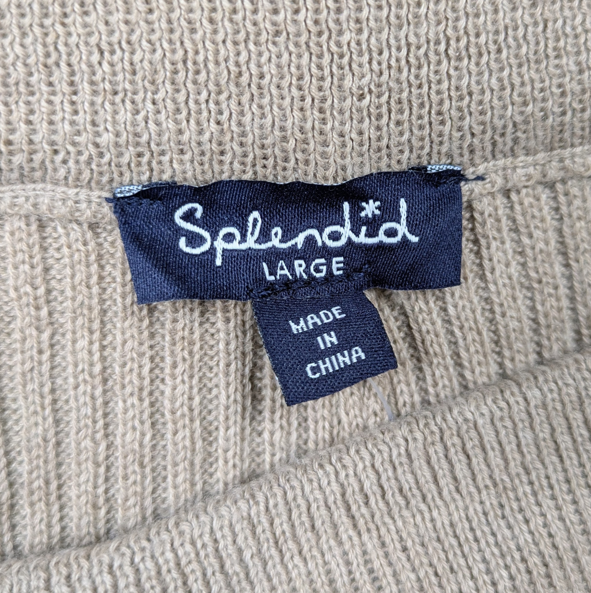 Splendid Georgie Cashblend Rib Cropped  Wide-Leg Sweater Pants Size L Get ready to experience sweater dressing in a whole new light. The Georgie Cashblend Rib Croppe