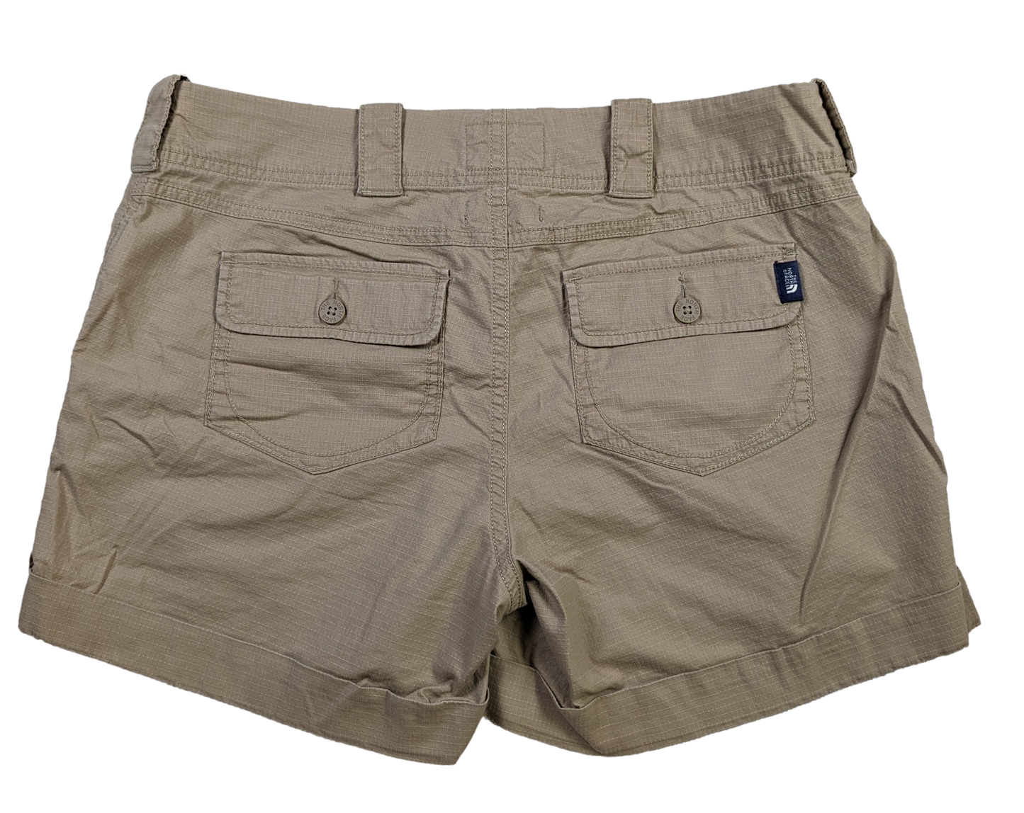 The North Face Tan Hiking Shorts Size 8 Get out and explore in style with these North Face Tan Hiking Shorts in size 8. Made with a cotton and elastane blend, they o