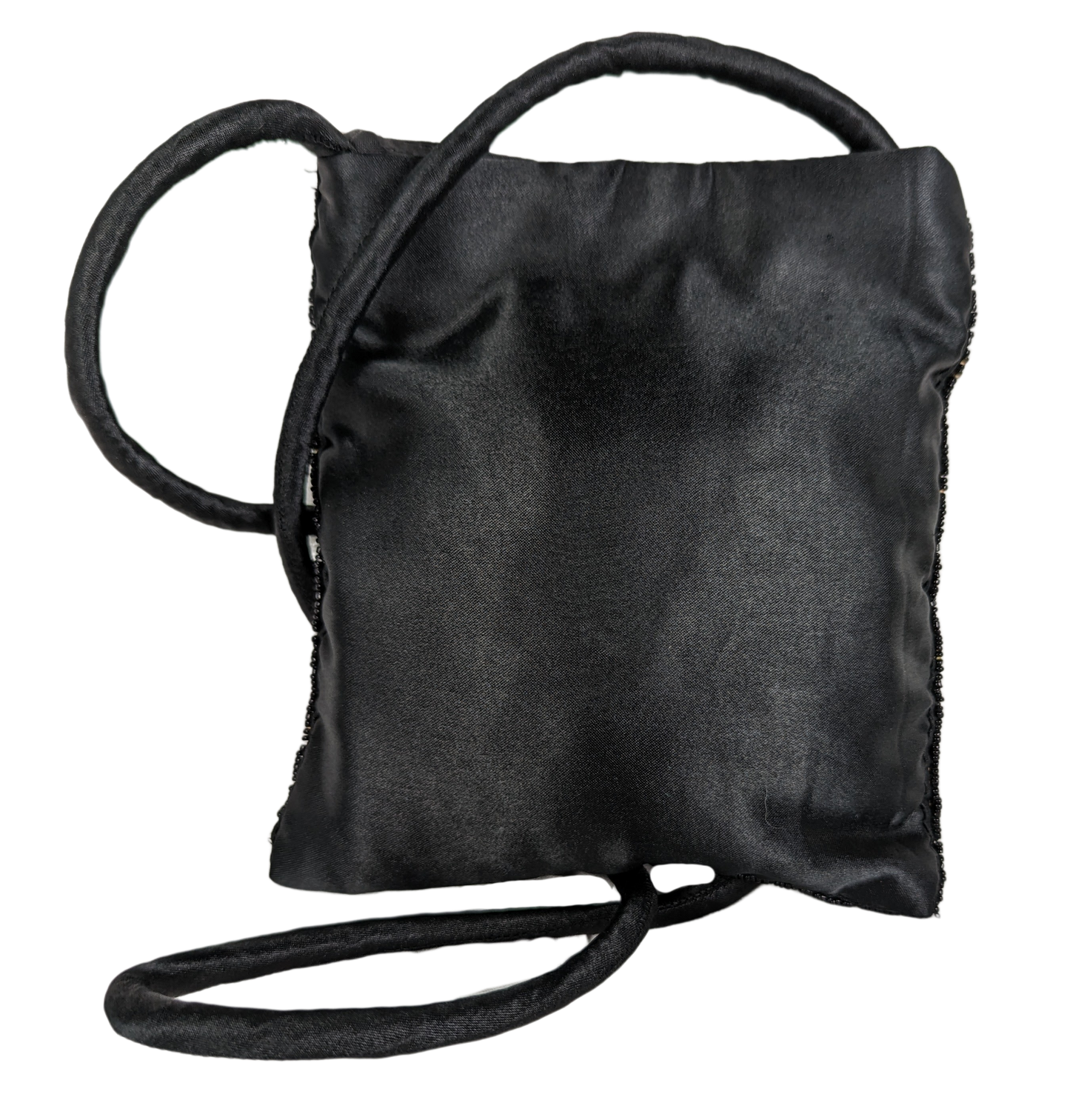 Beaded Zebra Handbag with Long Strap - Unbranded. Measures:   L - 6 1/2"   W - 1/2"   H - 7"  Strap - 42"HandbagBeaded Zebra HandbagBeaded Zebra Handbag
