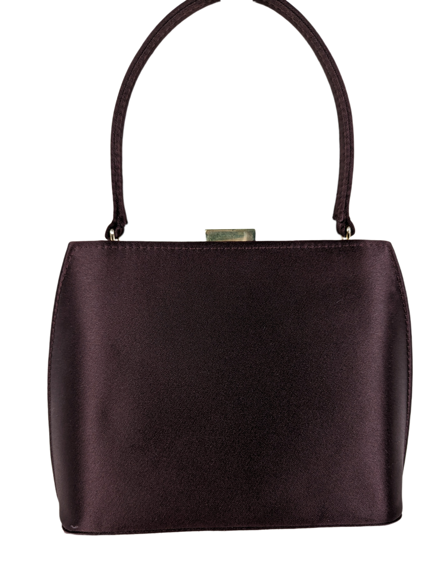 La Regale Plum Satin Evening Bag Just the right bag for a night out; phone, lipstick, keys. Done.PurseLa Regale Plum Satin Evening BagLa Regale Plum Satin Evening Bag