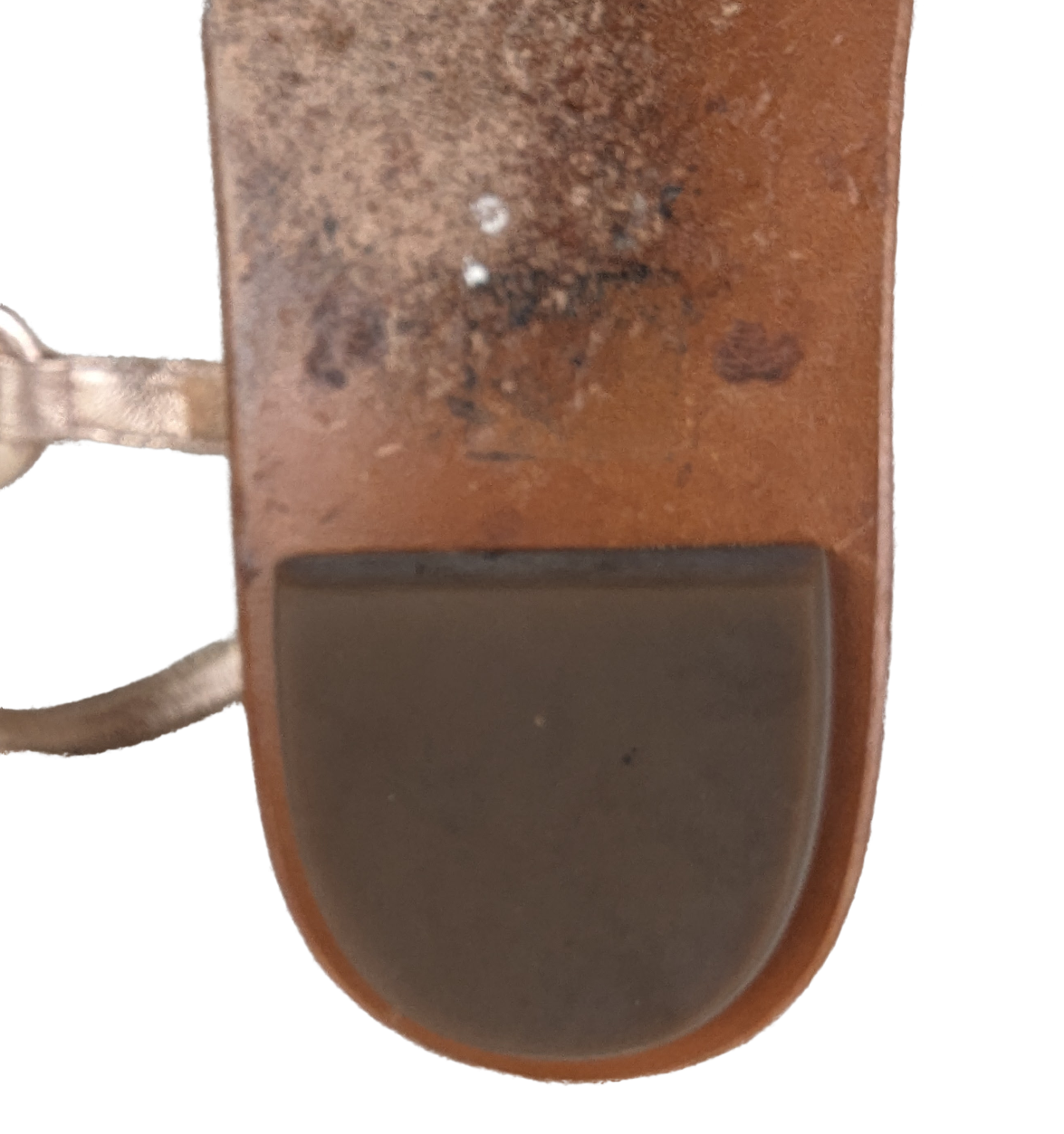 Coach Sawyer Rose Gold Leather Sandals Size 7.5 Strut your stuff in these Coach Sawyer Sandals! With a sleek rose gold leather design, these size 7.5 sandals offer a