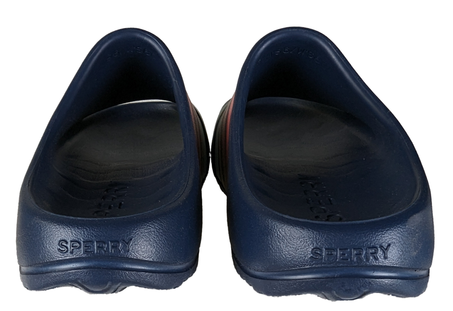 Sperry Windward Float Slide Sandal with Rainbow Stripes Size 8 NIB Step into style with these Sperry Windward Float Slide Sandals! Featuring vibrant rainbow stripes