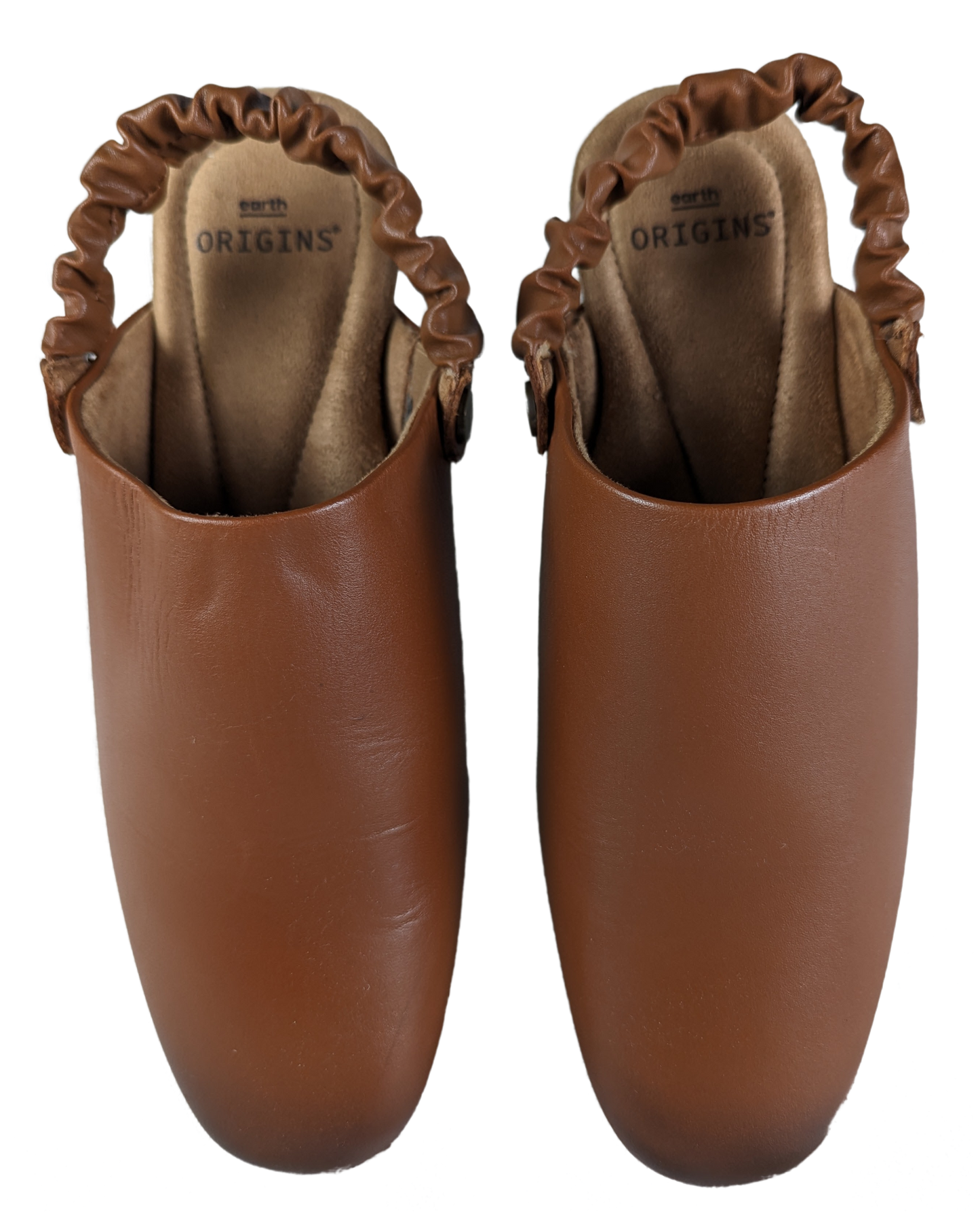 Earth Origins Ren Mule with Adjustable Back Size 7 1/2 W NIB Introducing the Earth Origins Ren Mule - the perfect combination of comfort and style. With a flexible f