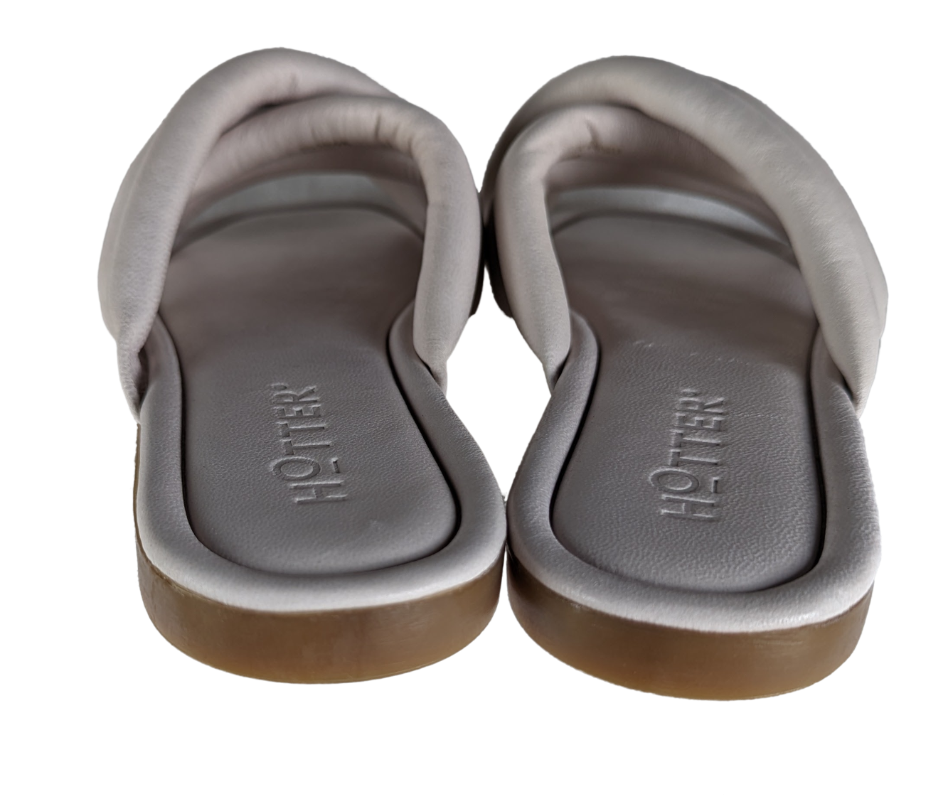 Hotter Rimini Slip-on Sandals Size 7 1/2W  This high-style slip-on sandal doesn't compromise on comfort. A modern sandal from its crossover design, Rimini's straps a