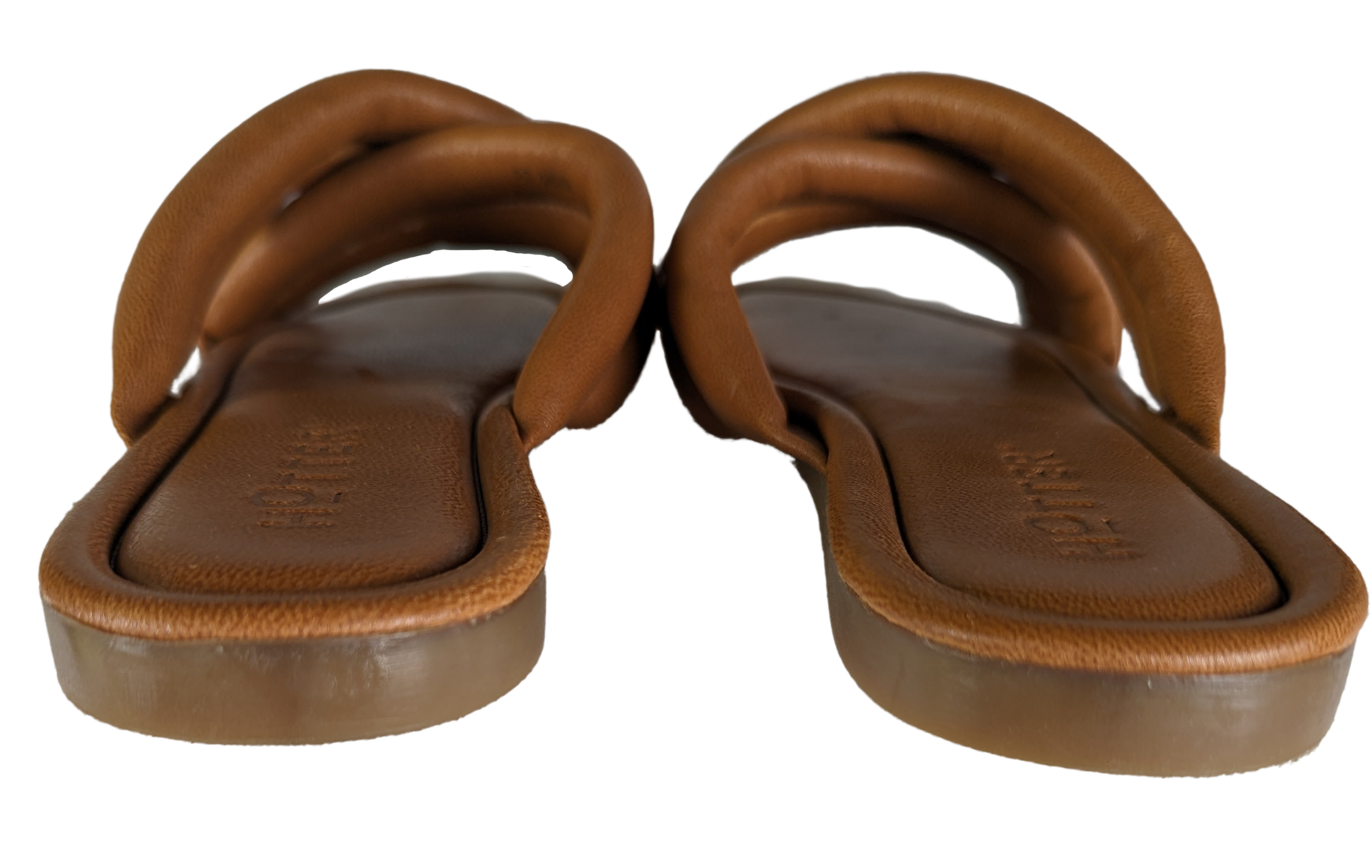Hotter Rimini Slip-on Sandals Size 7 1/2W This high-style slip-on sandal doesn't compromise on comfort. A modern sandal from its crossover design, Rimini's straps ar