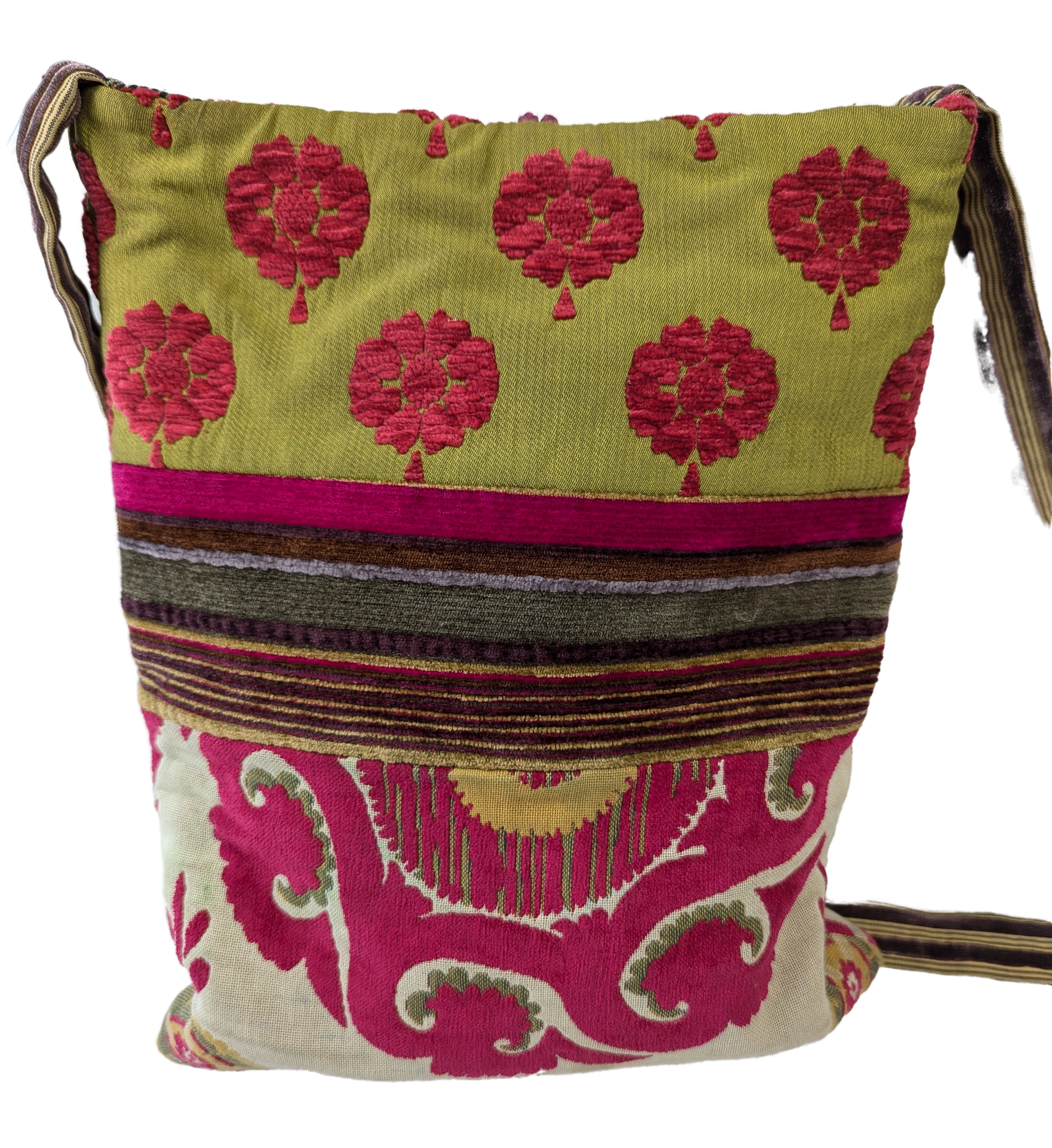Dorit Collection Patchwork Purse Shoulder Bag Cottage Boho Fairy This Dorit Collection patchwork messenger bag, handmade by Dorit Berger, is the perfect blend of boh