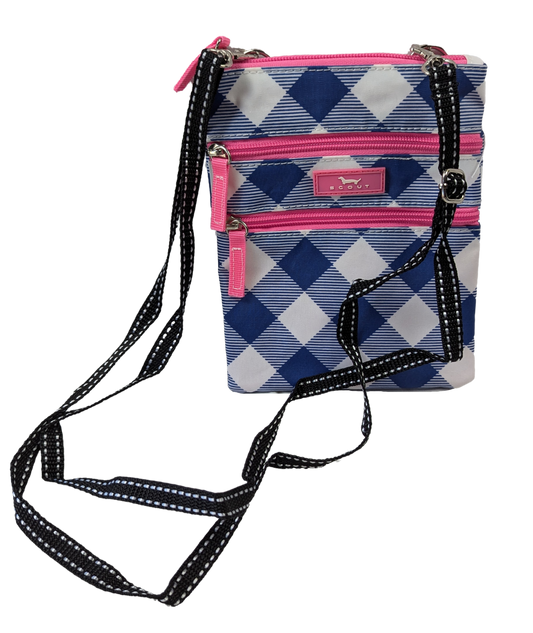 Scout Sally-Go-Lightly Blue & White Crossbody Bag NWT Introducing the perfect companion for your busy lifestyle - Scout Sally Go Lightly Crossbody Bag! With an excell