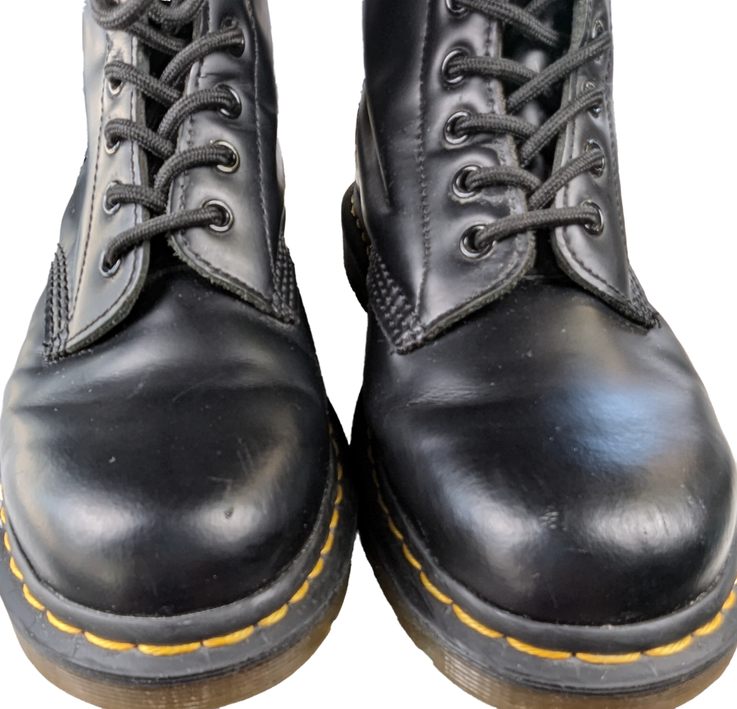 Doc Marten's Black 1460 Boots EUC Size 7  These Doc Marten's 1460 boots are a must-have for any fashion-forward woman. Crafted from high-quality leather, these lace-u