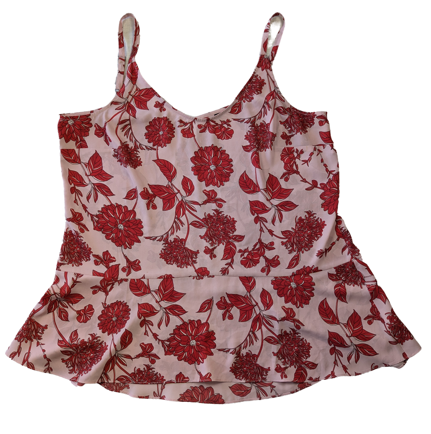 CAbi Adore Cami Tank Top with Adjustable Straps Size Large