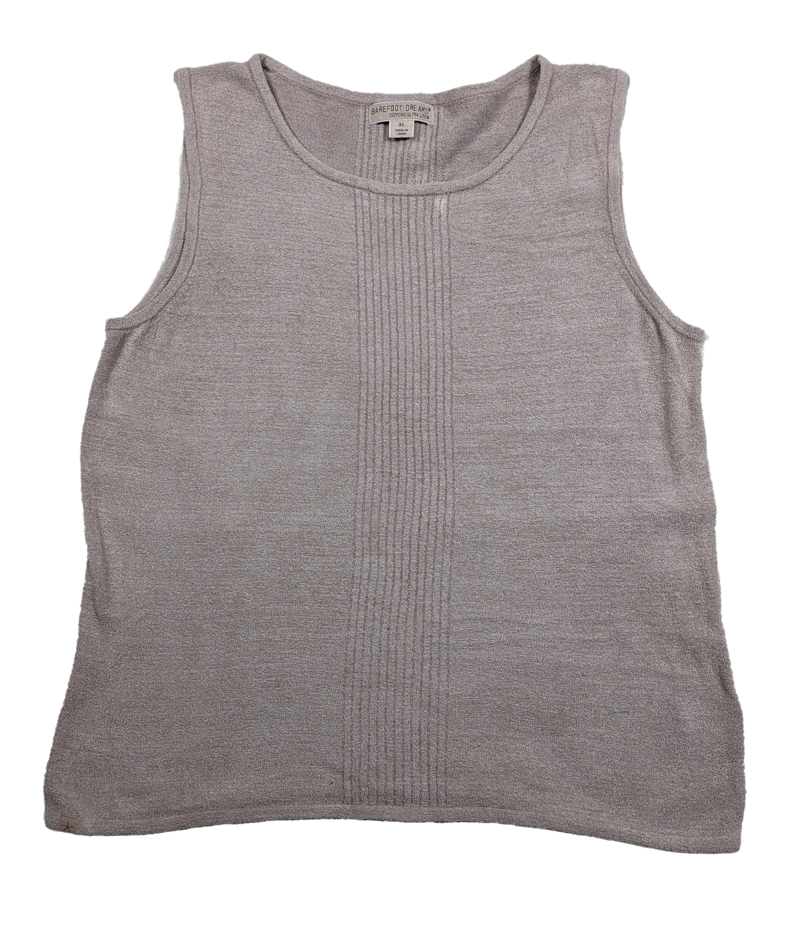 Barefoot Dreams Cozy Chic Ultra Lite Knit Tank Top Size XL Experience coziness at its finest with the Barefoot Dreams Cozy Chic Ultra Lite Knit Tank Top. Made from s
