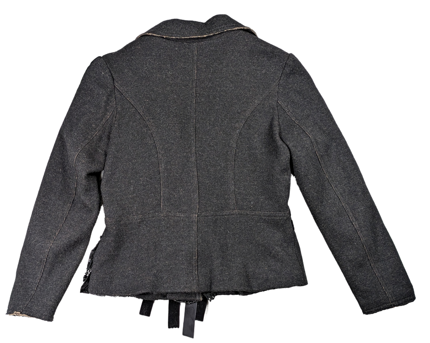 Hazel by Anthropologie Wool Blend Embellished Cropped Blazer Size M Get ready to add some quirky charm to your wardrobe with the Hazel wool cropped blazer from Anthr