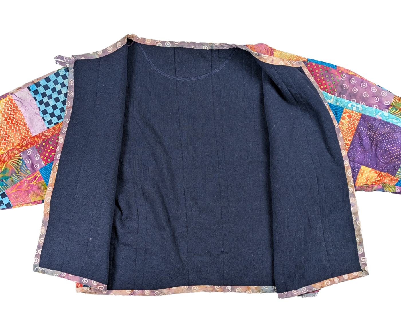 Handmade Colorful Quilted Jacket cottagecore Get cozy and stylish with our Handmade Quilted Jacket! It is lovingly handmade for a unique character, perfect for addin