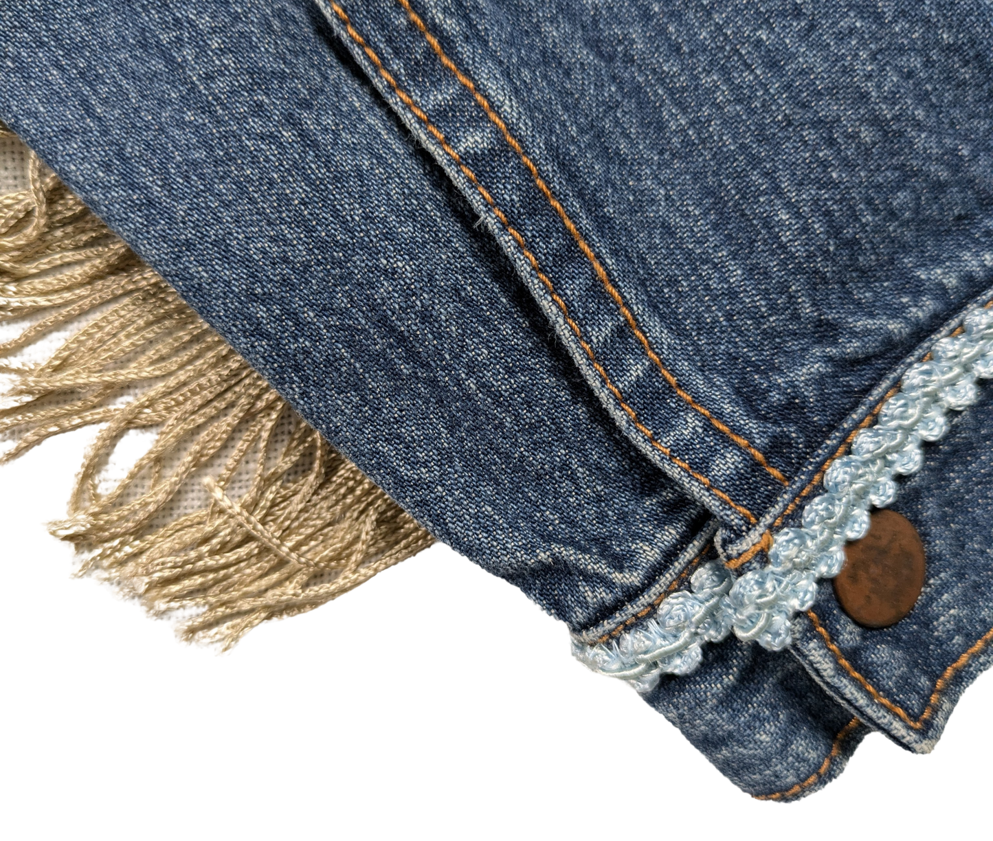 Refreshed - Nordstrom's Upcycled Embellished Denim Jacket Size Small Elevate your style with Nordstrom's Upcycled Embellished Denim Jacket. Made from a repurposed jaRefreshed - Nordstrom's Upcycled Embellished Denim Jacket Size Small Elevate your style with Nordstrom's Upcycled Embellished Denim Jacket. Made from a repurposed ja