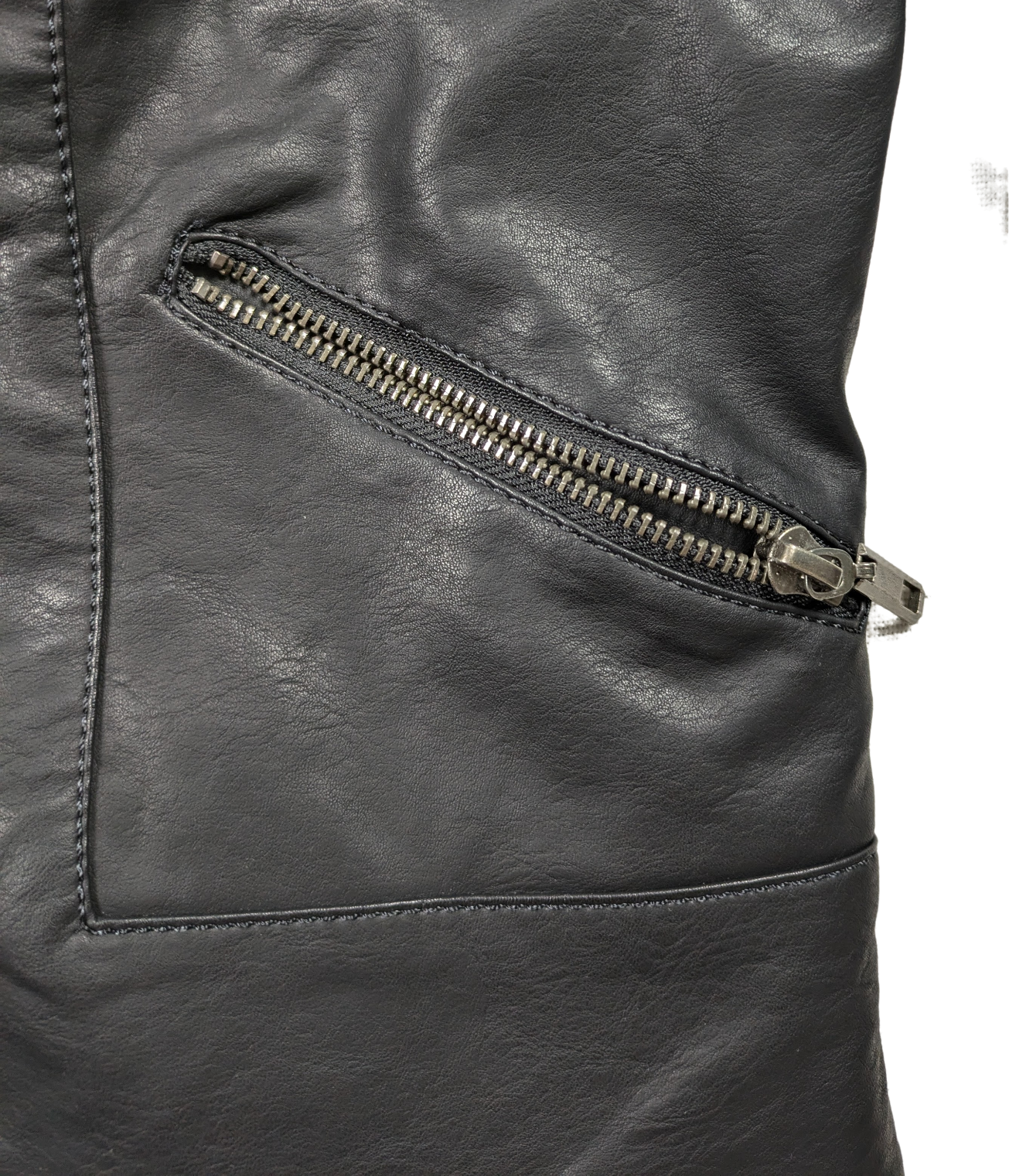 LA Coalition Faux Leather Moto Jacket with Braided Embellishments Size M Get ready to rev up your style with this stylish Faux Leather Moto Jacket from LA Coalition