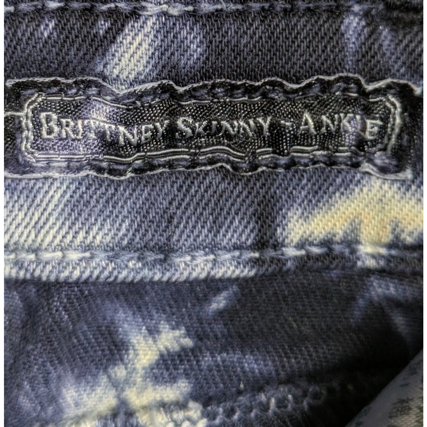 Guess Brittney Skinny Ankle Tie Dyed Jeans Size 27