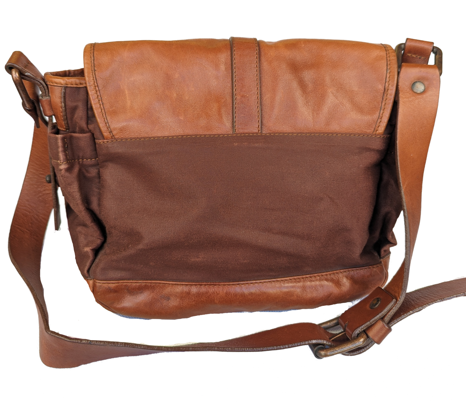 Francesco BiasiaVintage bag in excellent condition!  Lots of room for all your essentials - wallet, keys, makeup, etc...Purse, handbagFrancesco Biasia Leather and Fabric Messenger BagFrancesco Biasia Leather