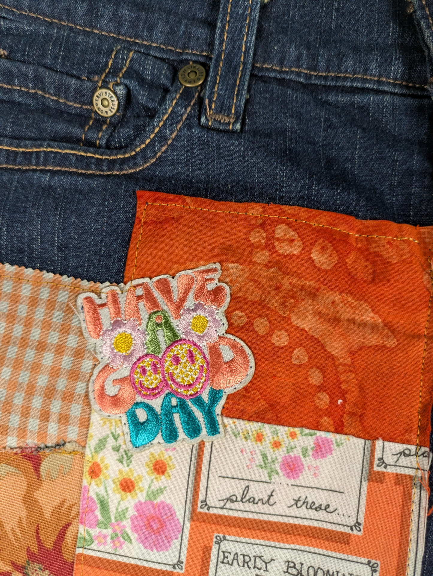 Refreshed - Levis Upcycled Maxi Skirt Size 10p Levi's have been known as versatile clothing for many years, but this kicks it up a notch!  A skirt that is made from