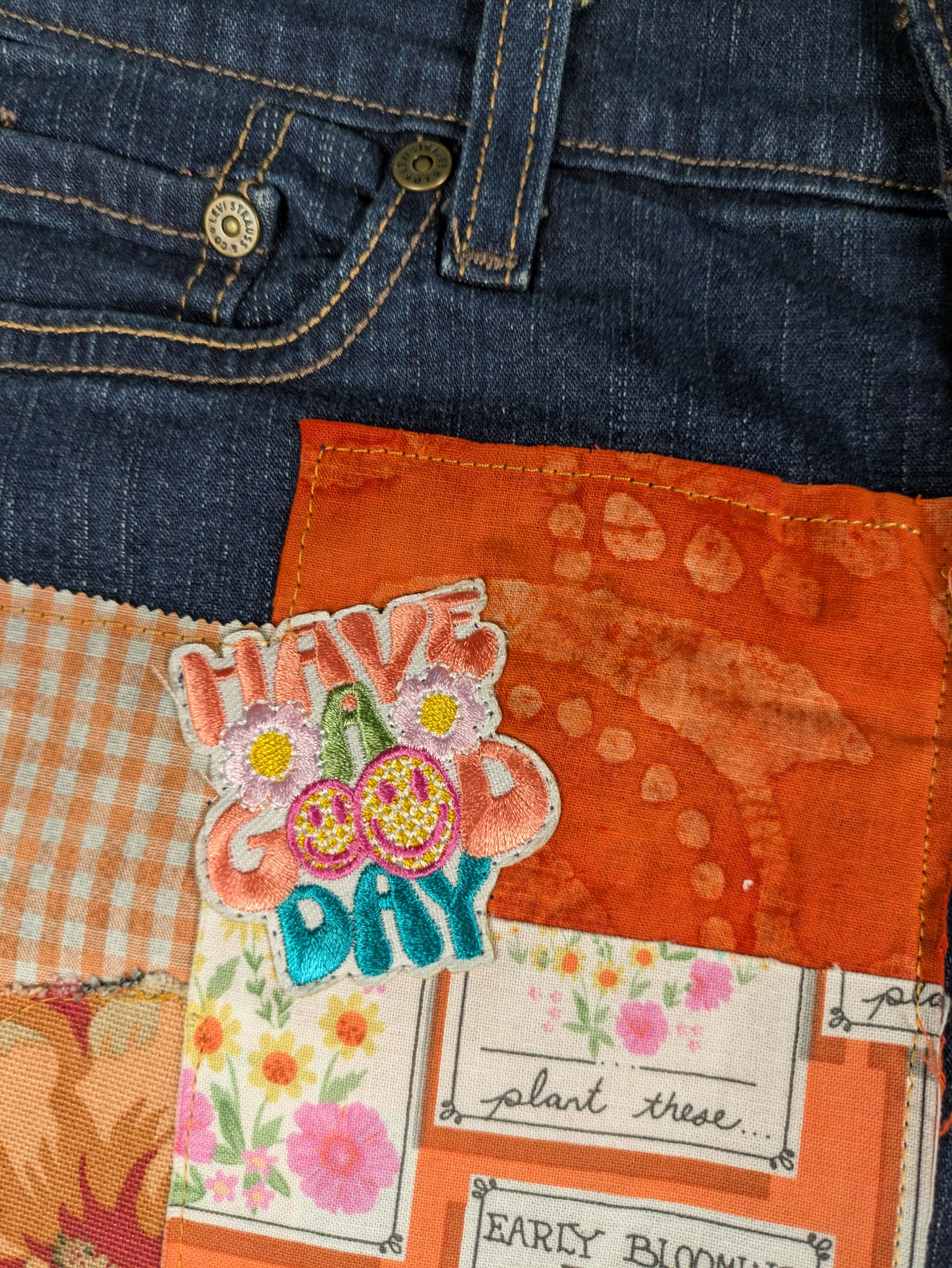 Refreshed - Levis Upcycled Maxi Skirt Size 10p Levi's have been known as versatile clothing for many years, but this kicks it up a notch!  A skirt that is made from
