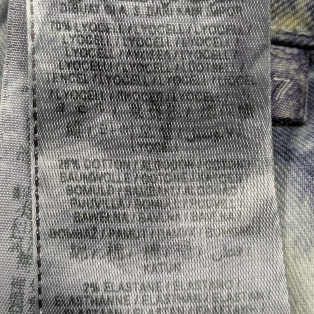 Guess Brittney Skinny Ankle Tie Dyed Jeans Size 27