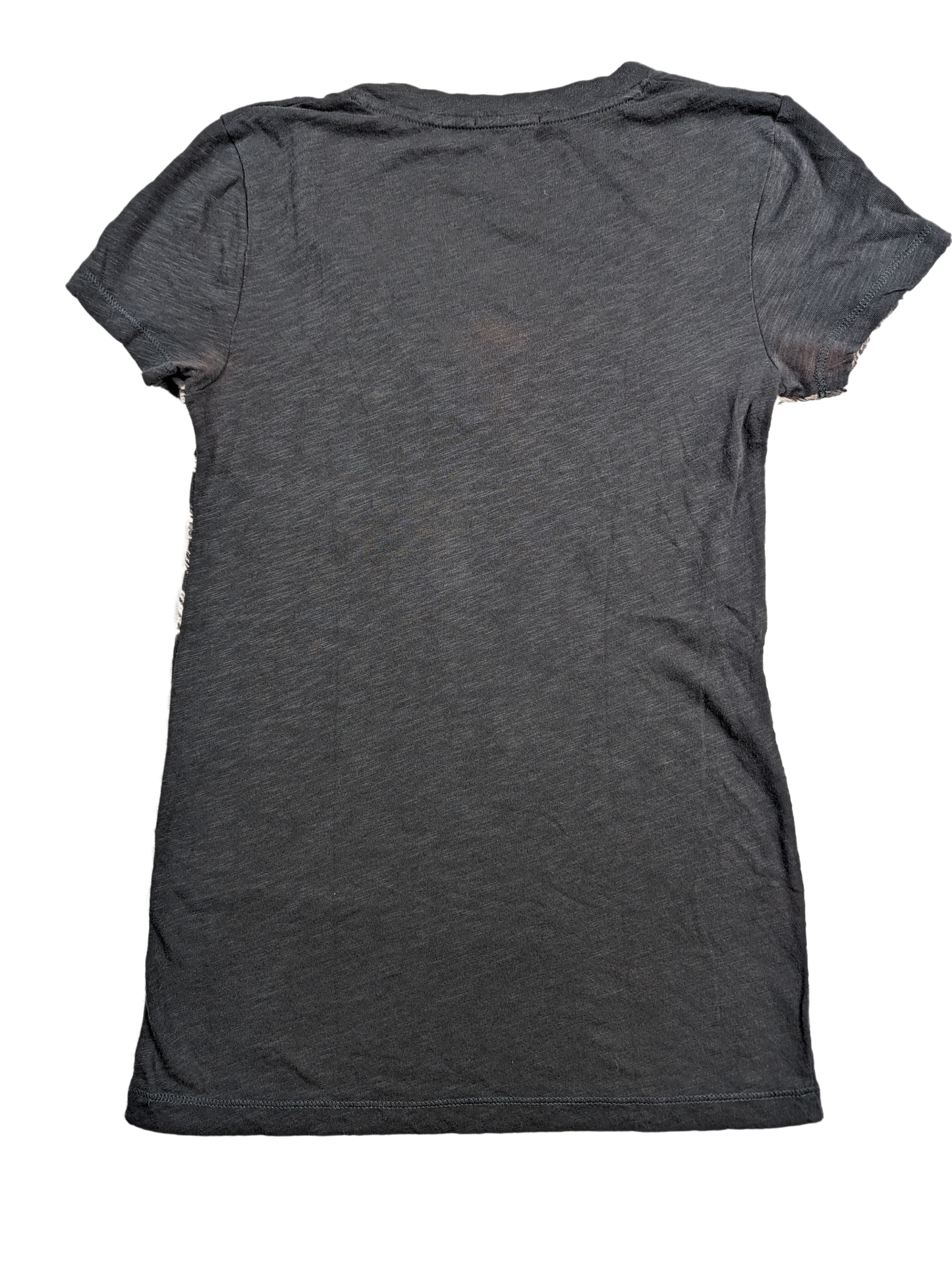 J Crew Dark Grey T-shirt with Abstract Floral Design with sequins Snag this quirky, playful J Crew dark grey t-shirt with a unique abstract floral design accented wi