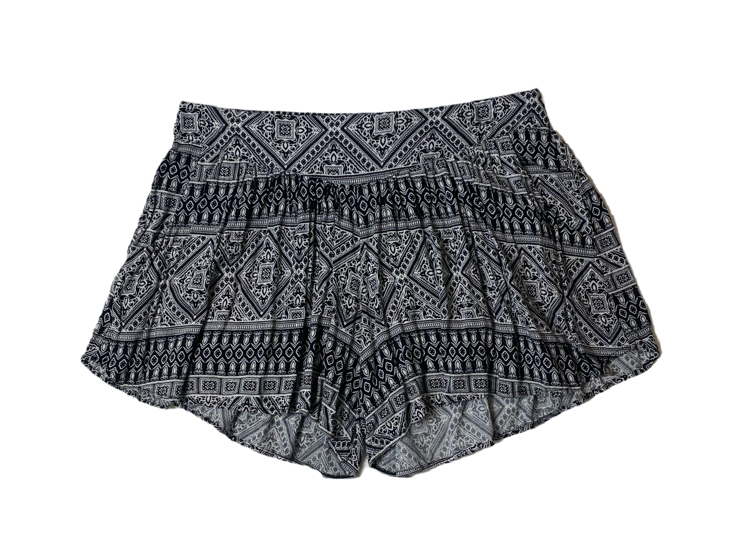 Boom BoomStep up your summer style with our Boom Boom Jeans black & white print shorts! These cuties feature a bold print and an elasticized waist so you can look fashionShortsBoom Boom Jeans Pull On Black & White Print Flowy ShortsBlack & White Print Flowy Shorts