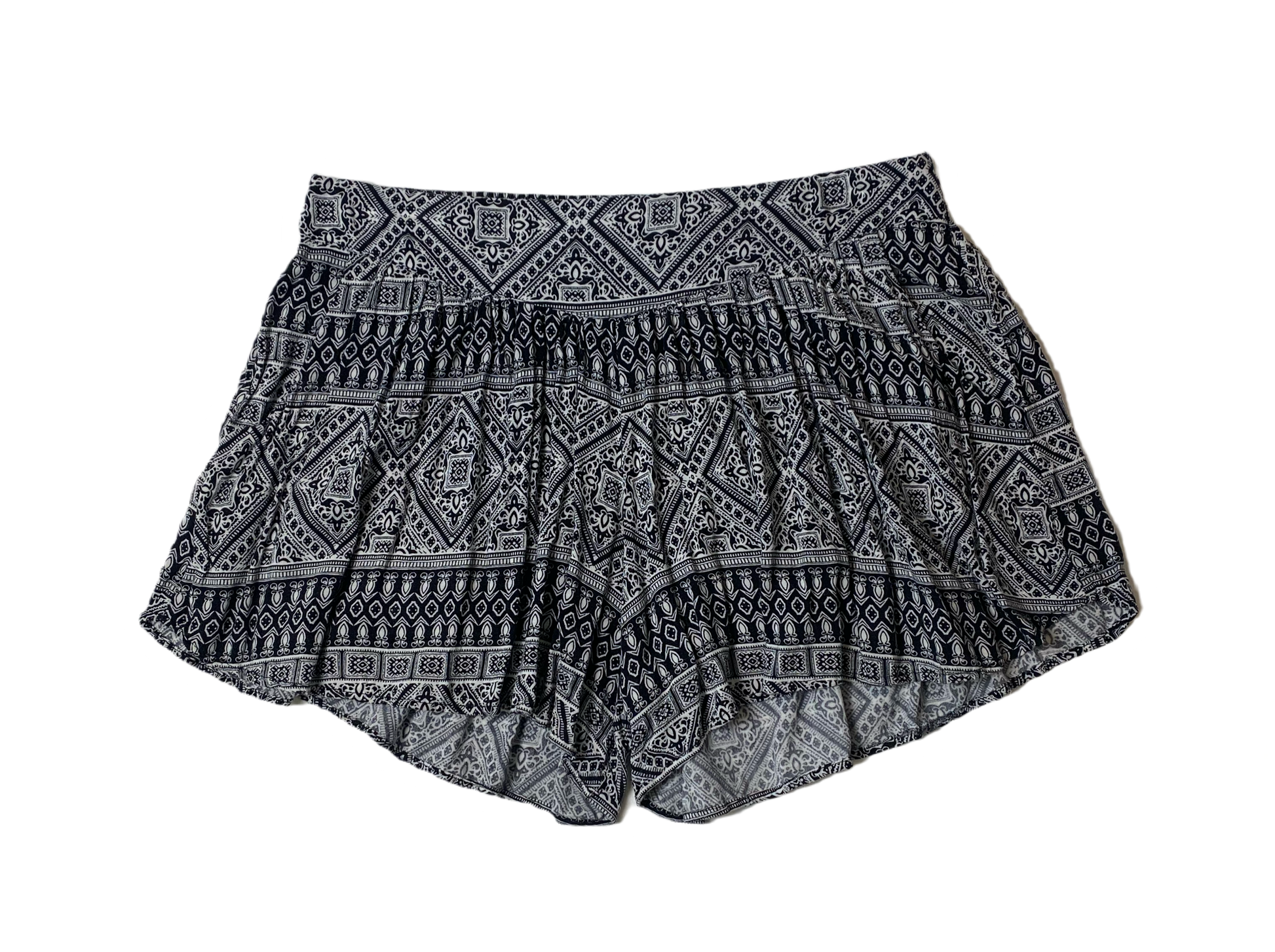 Boom BoomStep up your summer style with our Boom Boom Jeans black & white print shorts! These cuties feature a bold print and an elasticized waist so you can look fashionShortsBoom Boom Jeans Pull On Black & White Print Flowy ShortsBlack & White Print Flowy Shorts