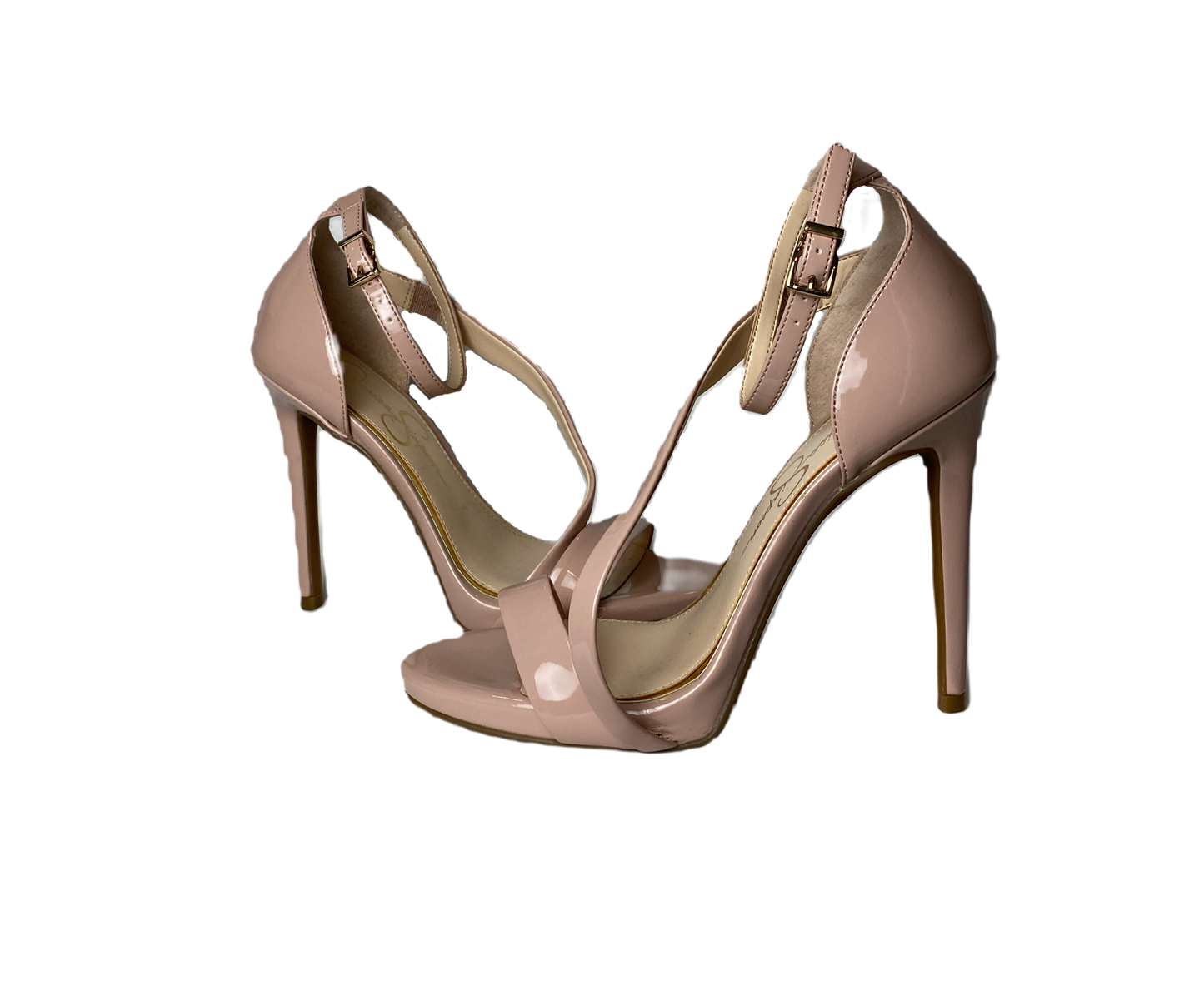 Jessica Simpson Rayli Blush Strappy Heels size 7.5 NWOB