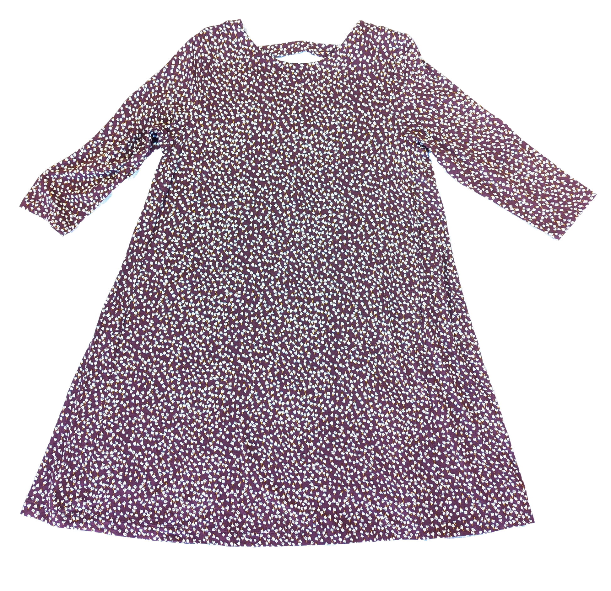 LoftLoft 
Welcome effortless style and soft comfort to your wardrobe with this NWT Loft knit swing dress! Featuring a subtle floral print, this burgundy dress is built tDressesLoft Knit Swing Dress - NWTLoft Knit Swing Dress - NWT