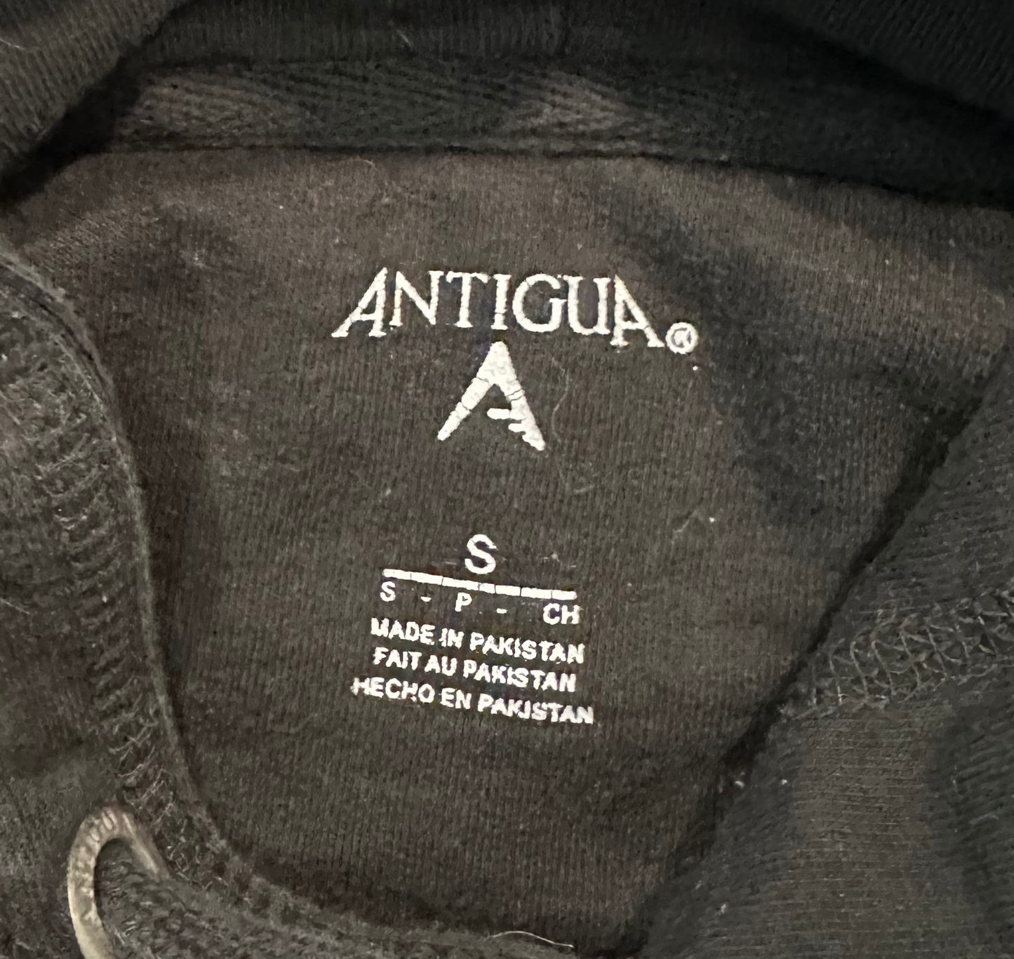 Antigua San Francisco 49ers Long Sleeve Black Hoodie Small Stay warm and show your team spirit with our Antigua San Francisco 49ers long sleeve black hoodie. This pu