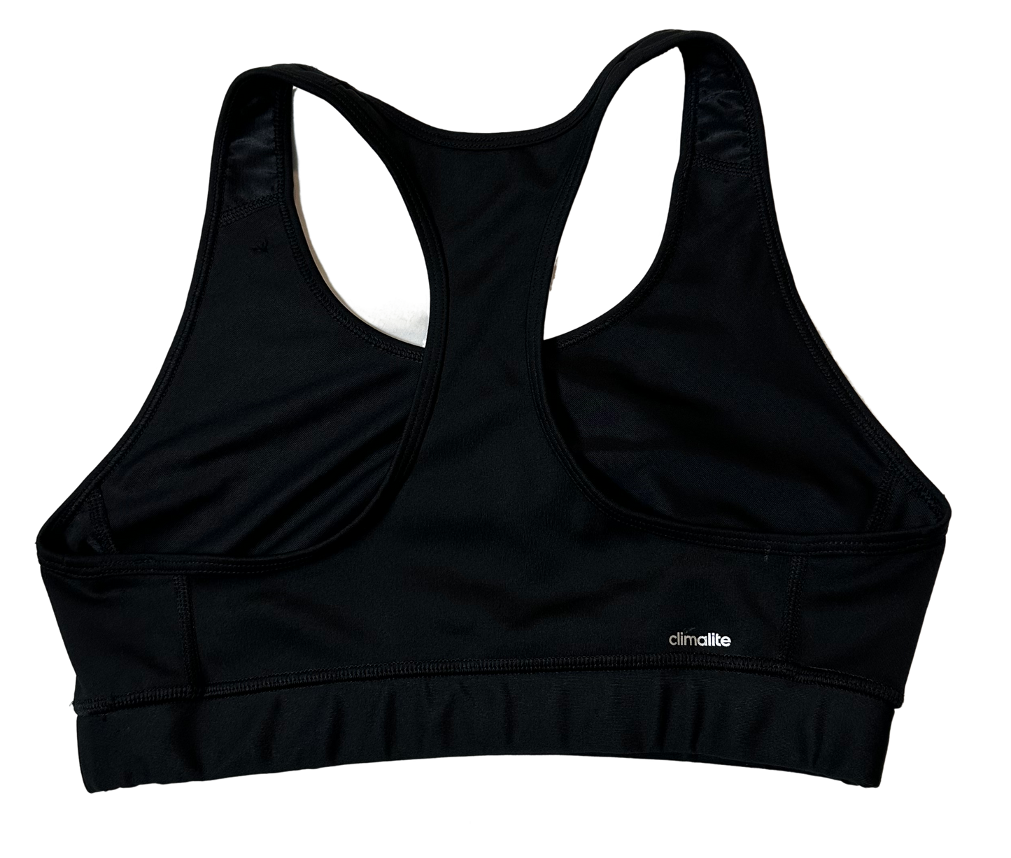 Adidas Techfit Climate Black Sports Bra size Medium Get ready to crush your workout with this Adidas Techfit Climate black sports bra in size medium. Featuring a razor ba