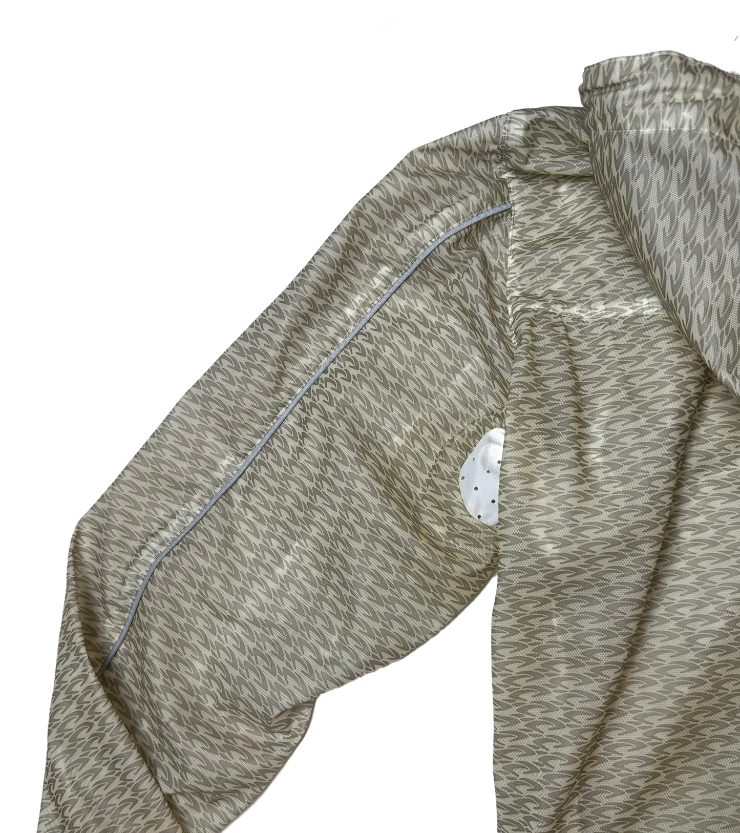 Sugoi Ironman Reflective Tan Cycling Jacket with Hood Large