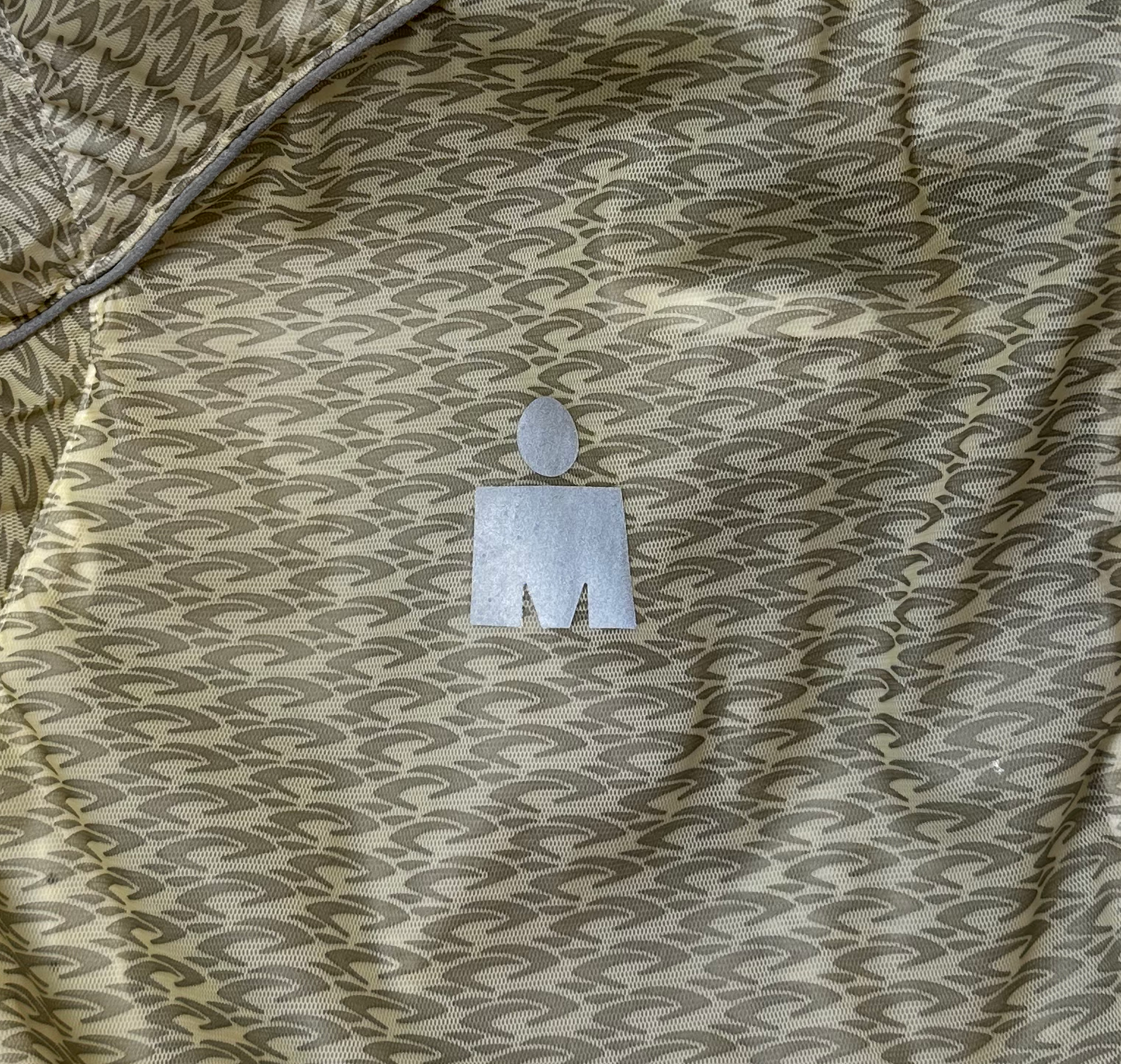 Sugoi Ironman Reflective Tan Cycling Jacket with Hood Large