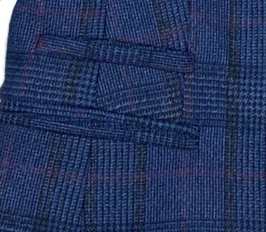 Banana Republic Blue Plaid Blazer Size 6