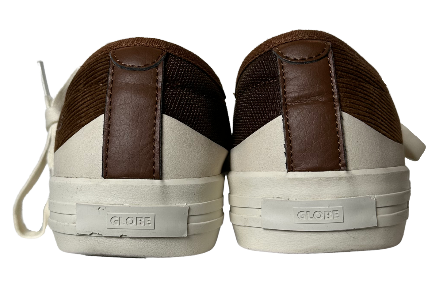 Globe Gillette Ginger Brown Corduroy Skate Shoe Size 10