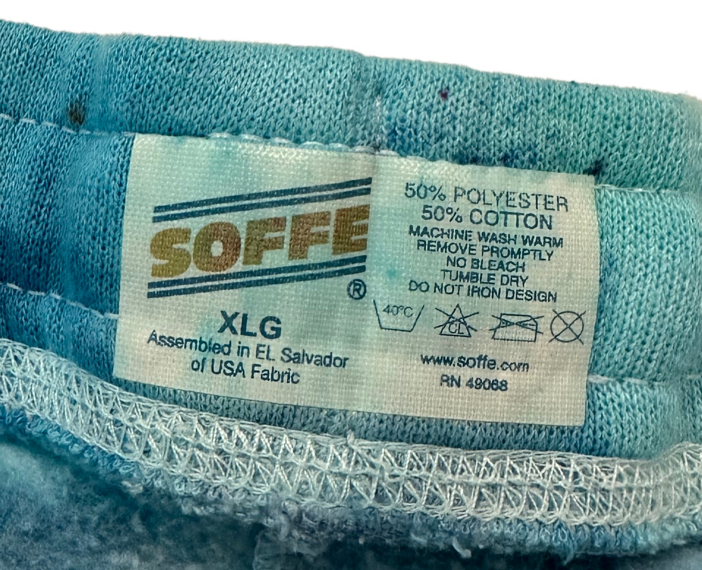 Soffe Hand Dyed Fastpitch Cropped Sweat Pants size XLG Unleash your inner fashionista with our Soffe Hand Dyed Fastpitch Cropped Sweat Pants. These one-of-a-kind swe