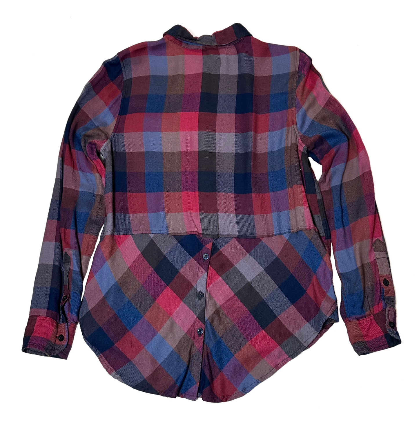 Lucky BrandGet ready for a warm and cozy time! The Lucky Brand dark pink plaid split back flannel is the perfect way to add some funky flair to your look - with multi colors, aShirtLucky Brand Dark Pink Plaid Split Back FlannelLucky Brand Dark Pink Plaid Split Back Flannel
