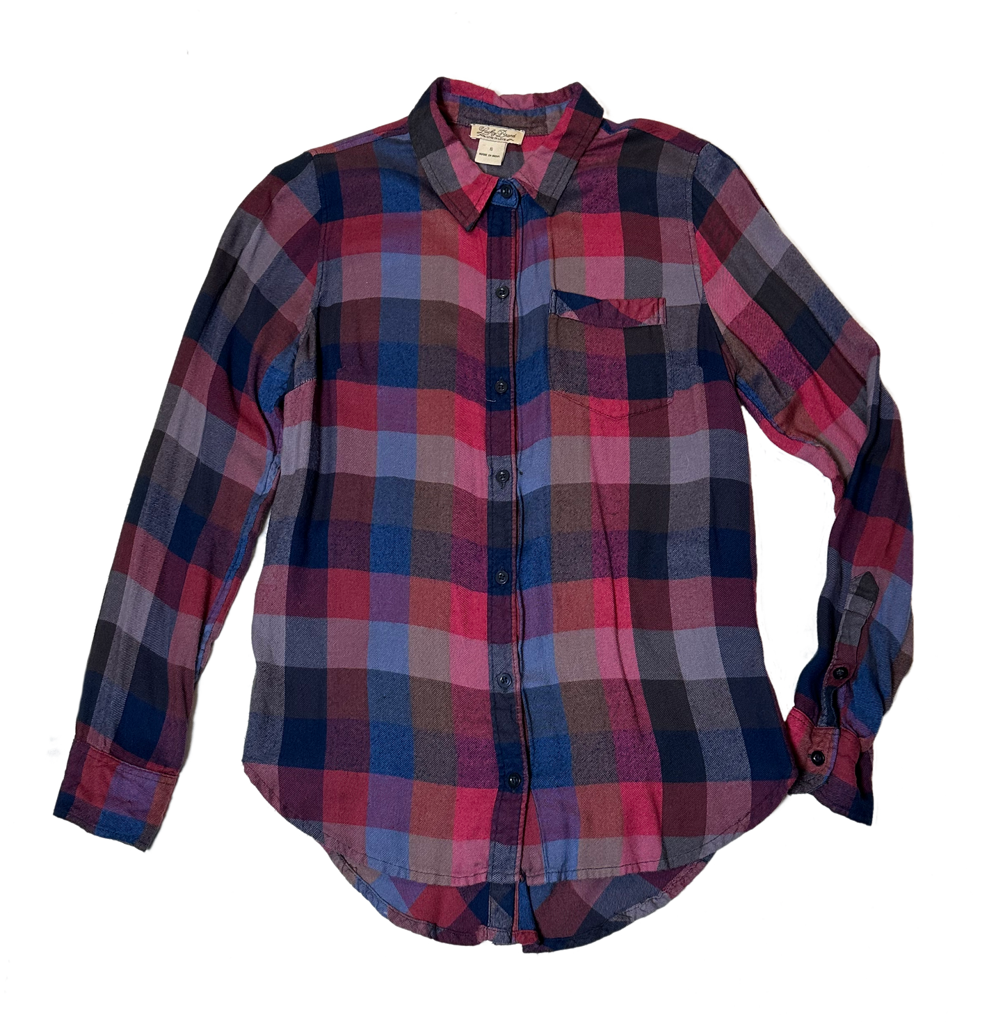 Lucky BrandGet ready for a warm and cozy time! The Lucky Brand dark pink plaid split back flannel is the perfect way to add some funky flair to your look - with multi colors, aShirtLucky Brand Dark Pink Plaid Split Back FlannelLucky Brand Dark Pink Plaid Split Back Flannel