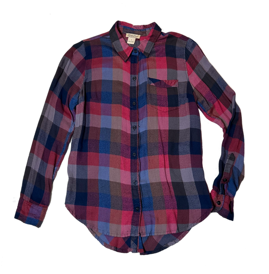 Lucky BrandGet ready for a warm and cozy time! The Lucky Brand dark pink plaid split back flannel is the perfect way to add some funky flair to your look - with multi colors, aShirtLucky Brand Dark Pink Plaid Split Back FlannelLucky Brand Dark Pink Plaid Split Back Flannel