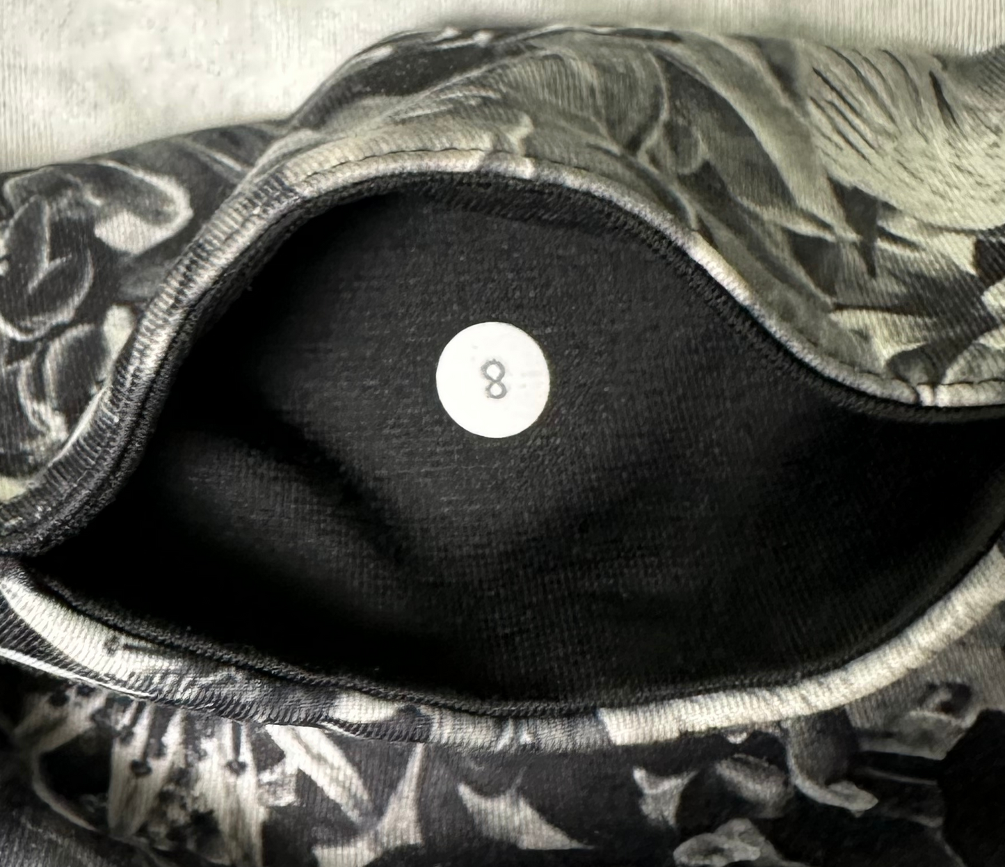 LululemonFeel flower-power strong in these fashionable Lululemon Black & Grey Floral Print Cropped Leggings! Their cropped style offers breathability and comfort, while tLeggingsLululemon Black & Grey Floral Print Cropped LeggingsLululemon Black & Grey Floral Print Cropped Leggings